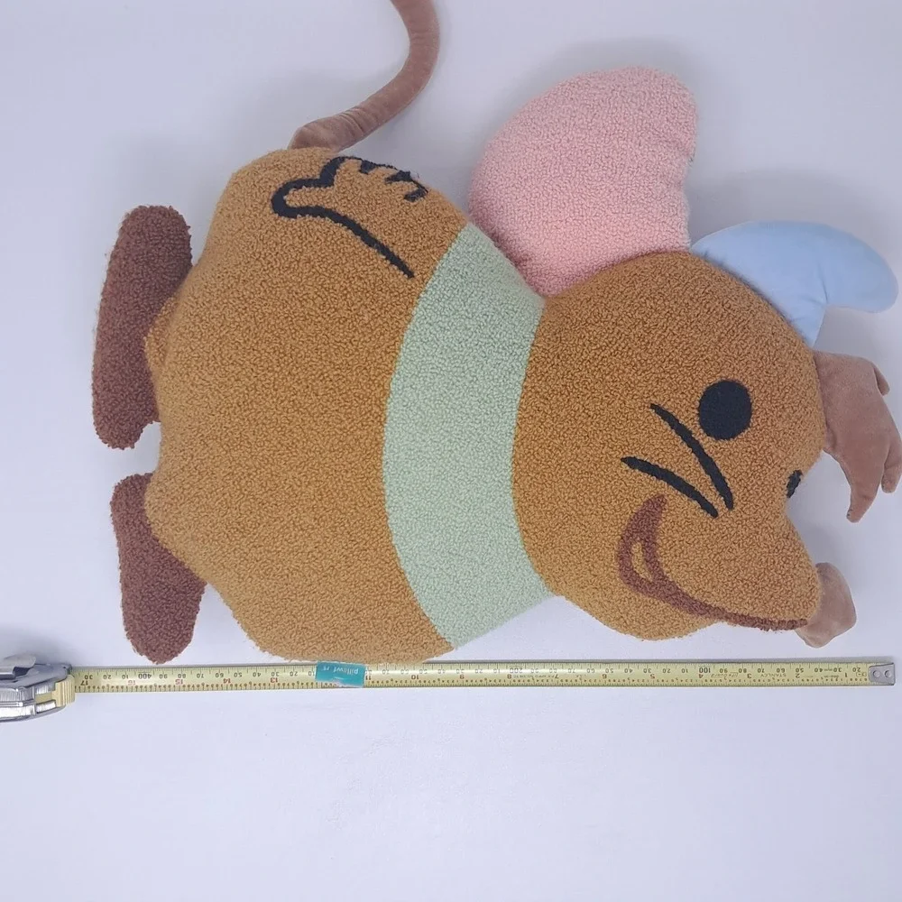 Disney Princess Cinderella Sidekick Gus Gus Mouse Pillow Plush 16